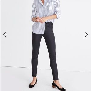 Madewell coated “faux leather” jeans